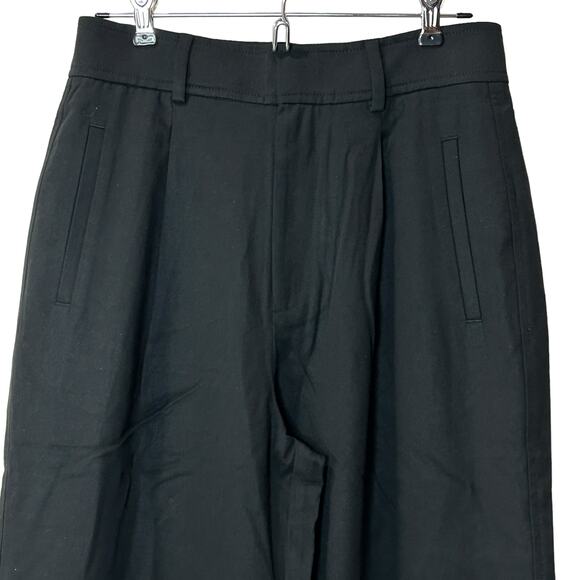 Everlane The Way High Drape Pant Wide Leg Hi-Rise Black Women 4S Inseam 29.5NWOT - Picture 6 of 12